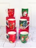 Holiday Print Mug Set (6pcs)